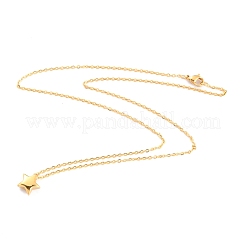 304 Stainless Steel Pendant Necklaces&nbsp;NJEW-O122-05G