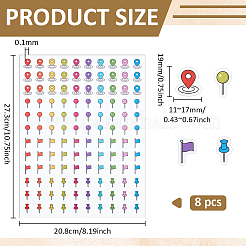 PVC Self-Adhesive Stickers&nbsp;DIY-WH0671-474B