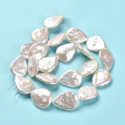 Natural Baroque Pearl Keshi Pearl Beads Strands&nbsp;PEAR-J007-04