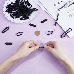 60Pcs Silicone Rings with 5 Strands Adjustable Necklace Lanyard Anti-Lost Pendant Holder&nbsp;MOBA-CP0001-01
