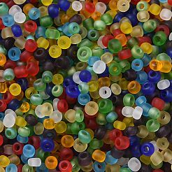 Frosted Colours Glass Seed Beads&nbsp;SEED-A030-02D