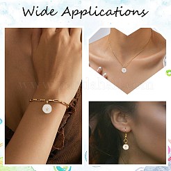 8Pcs 4 Colors Brass Enamel Pendants&nbsp;KK-CJ0005-88