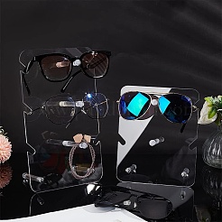 2 Sets 2 Styles Transparent Acrylic Sunglasses Display Stands&nbsp;ODIS-NB0001-29