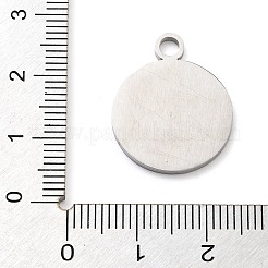 Anti-Tarnish 304 Stainless Steel Pendants&nbsp;STAS-M076-02P