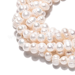 Natural Cultured Freshwater Pearl Beads Strands&nbsp;PEAR-N026-03
