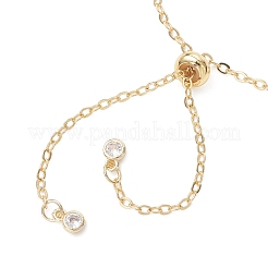 2MM Brass Cable Chain Slider Bracelet Making&nbsp;AJEW-JB01560