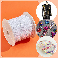 1 Roll Plastic Paillette Beads&nbsp;PVC-PH0001-24