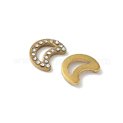 304 Stainless Steel Rhinestone Cabochons&nbsp;STAS-A057-04G-F02