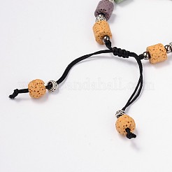 Lava Rock Beaded Bracelets&nbsp;BJEW-D325-11