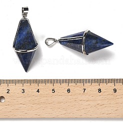 Natural Lapis Lazuli Pointed Pendants&nbsp;G-F763-04P-07