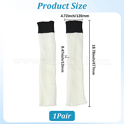 Acrylic Fibers Socks for Women&nbsp;AJEW-WH20060-48D