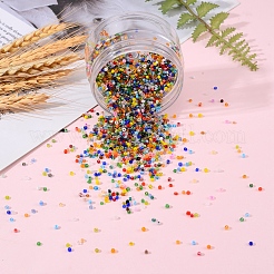 160G 8 Style Glass Seed Beads&nbsp;SEED-SZ0001-009