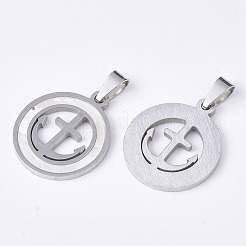 201 Stainless Steel Pendants&nbsp;STAS-N089-72P