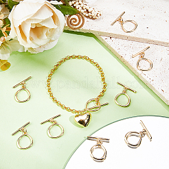 15Pcs Brass Toggle Clasps&nbsp;KK-BBC0016-63