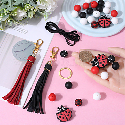 DIY Ladybird Keychain Making Kit&nbsp;DIY-SC0022-38