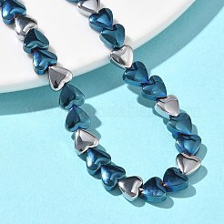 Heart Non-magnetic Synthetic Hematite Link Chain Bracelets for Women&nbsp;BJEW-Z148-07P-01