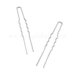 Hair Accessories Iron Hair Forks Findings&nbsp;OHAR-TAC0002-01P