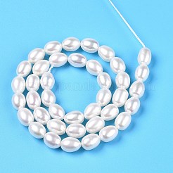 Natural Cultured Freshwater Pearl Beads Strands&nbsp;PEAR-N012-07U-1