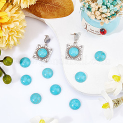 Dyed Synthetic Turquoise Cabochons&nbsp;TURQ-SC0001-05D