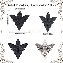 20Pcs 2 Colors Alloy Pendants&nbsp;FIND-SC0006-86