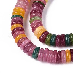 Dyed Natural White Jade Beads Strands&nbsp;G-T142-6mm-05B