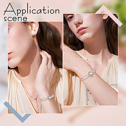 8Pcs 2 Colors Adjustable 304 Stainless Steel Slider Bracelet/Bolo Bracelets Making&nbsp;STAS-BBC0004-63