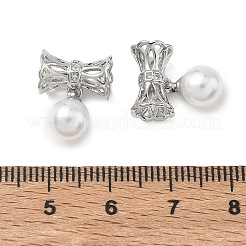 SHEGRACE Brass Micro Pave Cubic Zirconia Tube Beads&nbsp;XGRQ4G753-698P