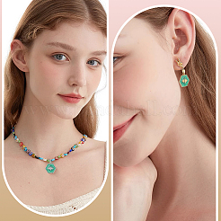 6Pcs 2 Colors Brass Pendants&nbsp;KK-BBC0021-45