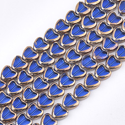 Electroplate Glass Beads Strands&nbsp;EGLA-S188-09