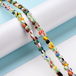 Opaque Handmade Lampwork Beads Strands&nbsp;LAMP-H061-04