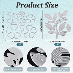 2 Styles Butterfly & Flower Cutting Dies Stencils&nbsp;DIY-CP0011-95