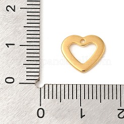 Ion Plating(IP) 304 Stainless Steel Charms&nbsp;STAS-U025-09G