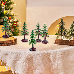 50Pcs Tree Miniature Ornaments&nbsp;AJEW-SP0003-59