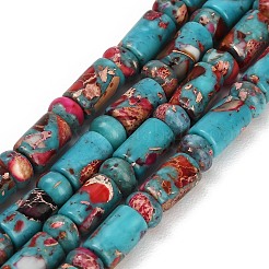 Dyed Synthetic Imperial Jasper Beads Strands&nbsp;GG-CBAA20A-02G