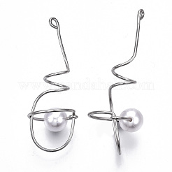Rack Plating Alloy Wire Wrapped Big Pendants&nbsp;PALLOY-S132-150P-RS