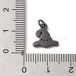 Halloween Sequins Brass Enamel Pendants&nbsp;LS-KK-A203-02B