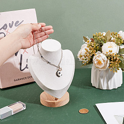 1Pc Microfiber Necklace Display Stands&nbsp;NDIS-NB0001-09
