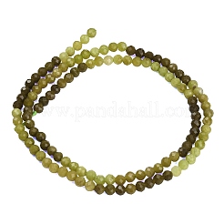 Gradient Color Natural Yellow Green Opal Beads Strands&nbsp;GG-CBA9722-A01-3mm