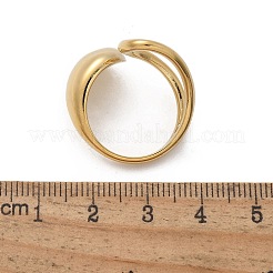 304 Stainless Steel Cuff Rings for Women&nbsp;RJEW-A063-01A-G