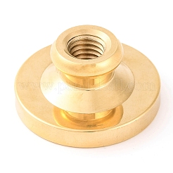 Golden Tone Round Wax Seal Brass Stamp Heads&nbsp;AJEW-S087-01G-08