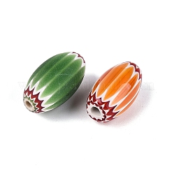Handmade Millefiori Glass Barrel Beads&nbsp;LA-N002-09