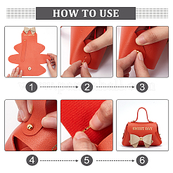 Foldable Imitation Leather Wedding Candy Magnetic Bags&nbsp;CON-WH0084-48G-03