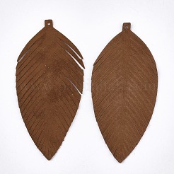 Eco-Friendly Sheepskin Leather Big Pendants&nbsp;FIND-S301-12D