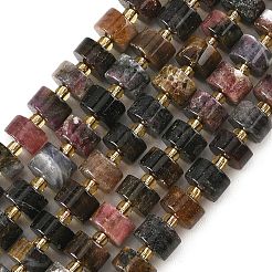Natural Multicolor Tourmaline Beads Strands&nbsp;G-K245-C12