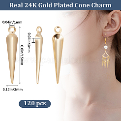 120Pcs Brass Pendant&nbsp;KK-BBC0010-79