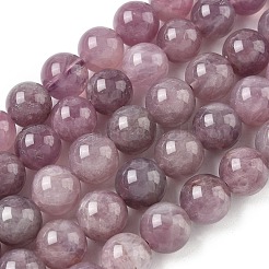 Natural Madagascar Rose Quartz Beads Strands&nbsp;G-Z115-C02-10mm