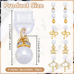 6Pcs 3 Style Plastic Mobile Dustproof Plugs&nbsp;HJEW-OC00222