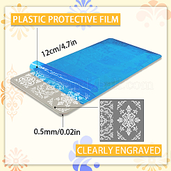 Stainless Steel DIY Nail Art Templates&nbsp;MRMJ-WH0098-014