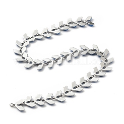 304 Stainless Steel Cobs Chains&nbsp;CHS-C004-01E-P