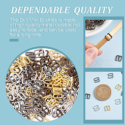 160Pcs 4 Colors Iron Underwear Strap Adjustment Buckles&nbsp;FIND-GO0002-42